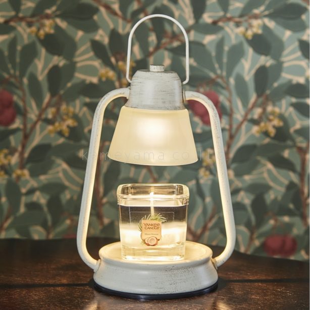 ”香る照明” キャンドルウォーマーランプミニ ホワイト*アロマキャンドル別売　