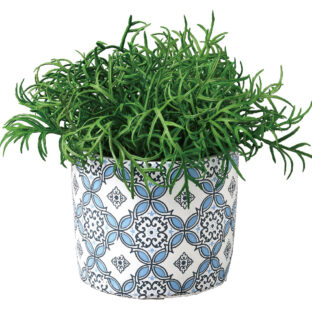 フェイクグリーン デザインポット ハーブ