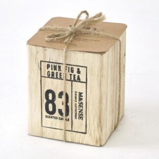 アロマキャンドル ピンクフィグ&グリーンティー 100g