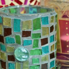 夜はベランダのガーデンライトでリラックス