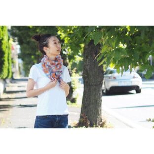 BLANCHE ベンベルグのおさんぽ ストール<ネモフィラブルー>