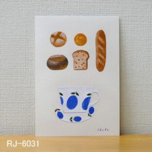 西淑 ポストカード ＜コーヒー＞＜ブレッド＞