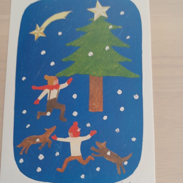 西淑 Nishi Shuku クリスマス ポストカード