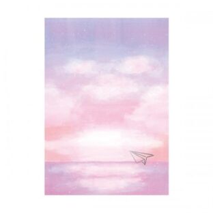 空時間のハガキ＜夜明けの海＞＜夕暮れの街＞＜夜の灯＞