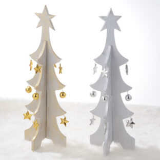 ウッドクリスマスツリー(スリムロング)50cm ～バリ島から～