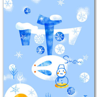 ポストカード＜雪＞絵葉書