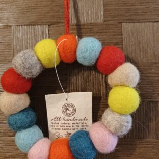 フェルトオーナメント＜リング＞～ネパールから～