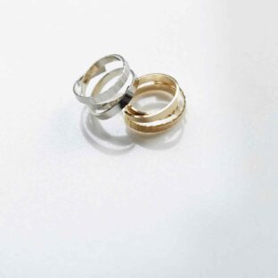 Pressed free ring フリーリング＜ゴールド＞＜シルバー＞
